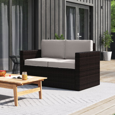 Arbedella 53'' Wide Loveseat with Cushions