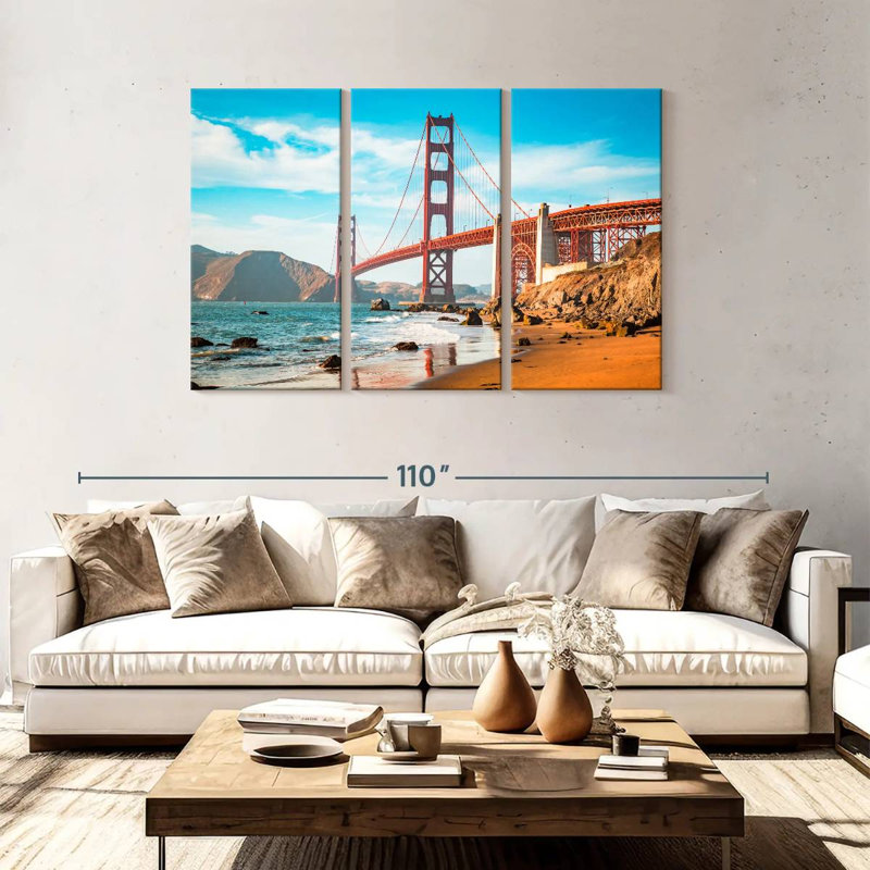 Lilie San Francisco Beach, H 48 po x l 74 po