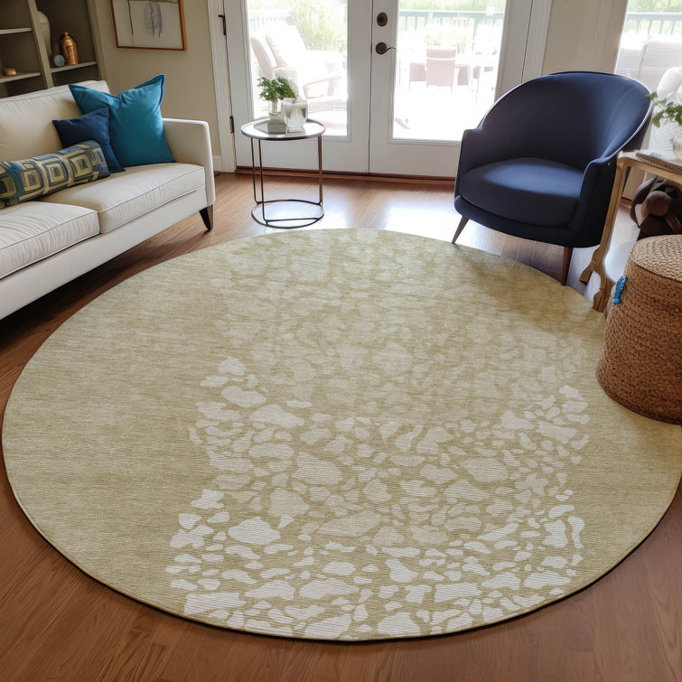 Catalda Washable Abstract Indoor / Outdoor Rug