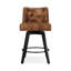 Tabouret de comptoir pivotant de 25,98 po Bianny-1173941378