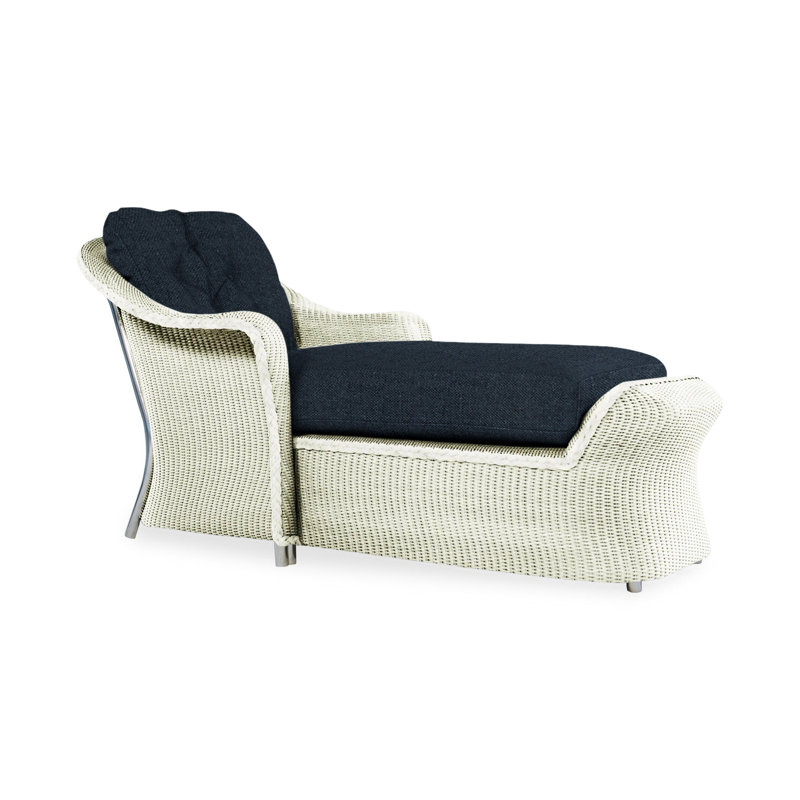 Reflections Outdoor Chaise Lounge, Sailcloth Salt, Mink