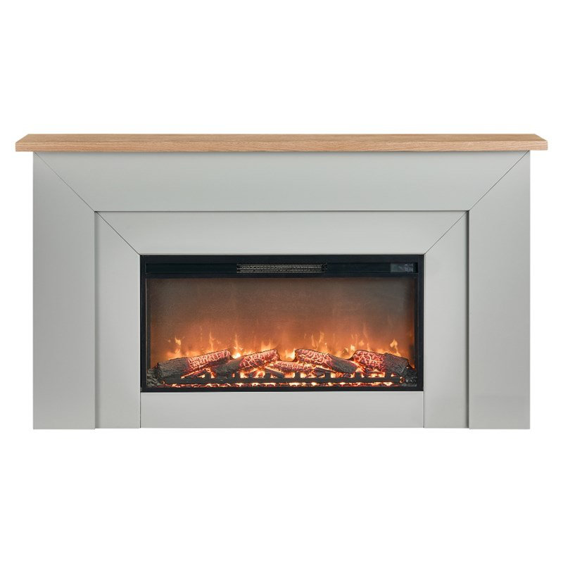  Foyer électrique 64 "en bois