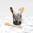 Scroll Pantryware Metal Round Utensil Crock-111378389