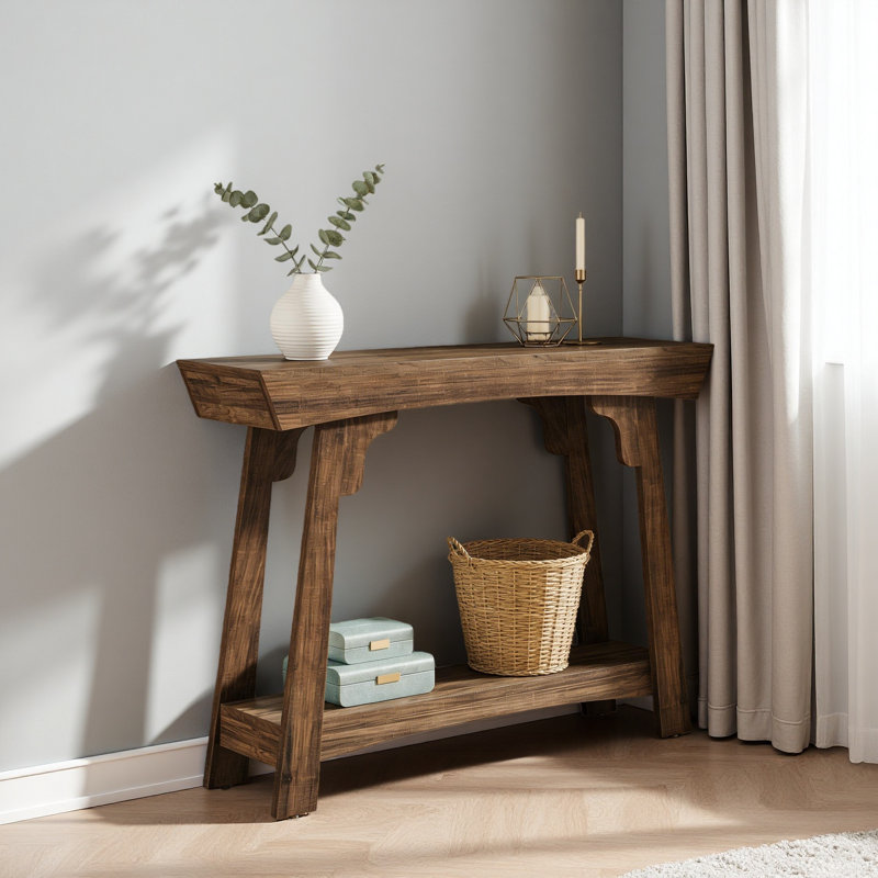 2-Tier Hall Table,Entryway Table,Console Table, 33.49" H x 41.37" W x 11.82" D