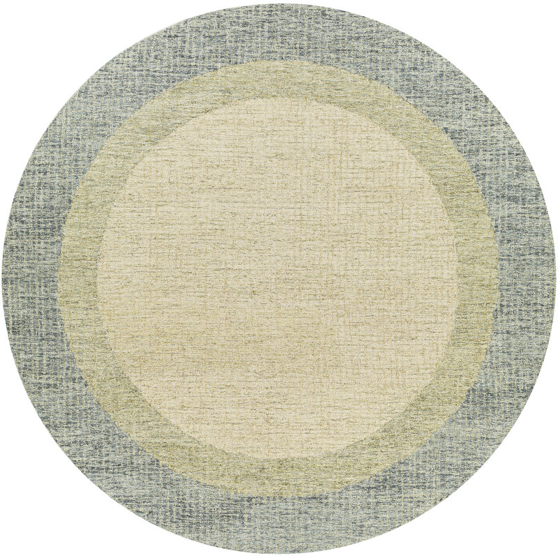Dunfermline Hand Tufted Wool Indoor Rug, Round 8'