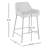 Greely Upholstered Counter Stool with Metal Frame-1936632225