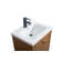24'' Free Standing Single Bathroom Vanity with Ceramic Top