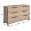 Jensen 6 - Drawer Dresser