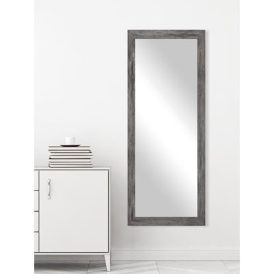Hruby Engineered Wood Flat Wall Mirror