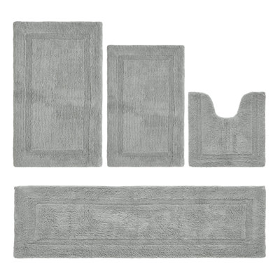 Ensemble de tapis pour salle de bain 100% coton 2370 g / m² Lux Premium