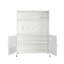 Armoire de cuisine, armoire de rangement haute avec portes en verre et tablettes réglables, armoire de cuisine, salon, salle à manger, blanc