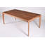 Table de salle à manger 78 "en bois de noyer massif-706415207