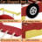Kids Playful Design Race Car Theme Bed with Safety Guardrails-816815147-816815148