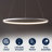 Odin 1-Light LED Unique / Statement Chandelier-116415422-71027344