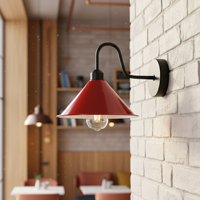 Armed Sconce, Red