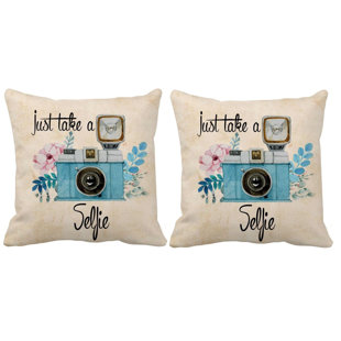 Housse de coussin carrée (Ensemble de 2)