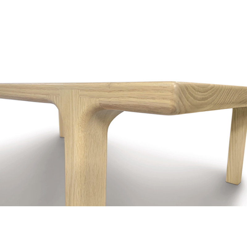 Sierra Solid Wood End Table, Natural Walnut, 22"H x 24"W x 24"D