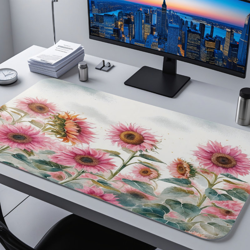 Polyester Desk Pad, 23.6x13.8