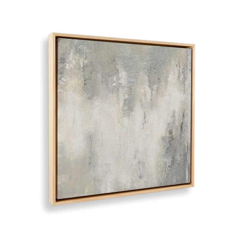 Minéral Moods v1, H 32,75 po x l 32,75 po x P 1,75 po, Toile encadrée «American Maple Floater»