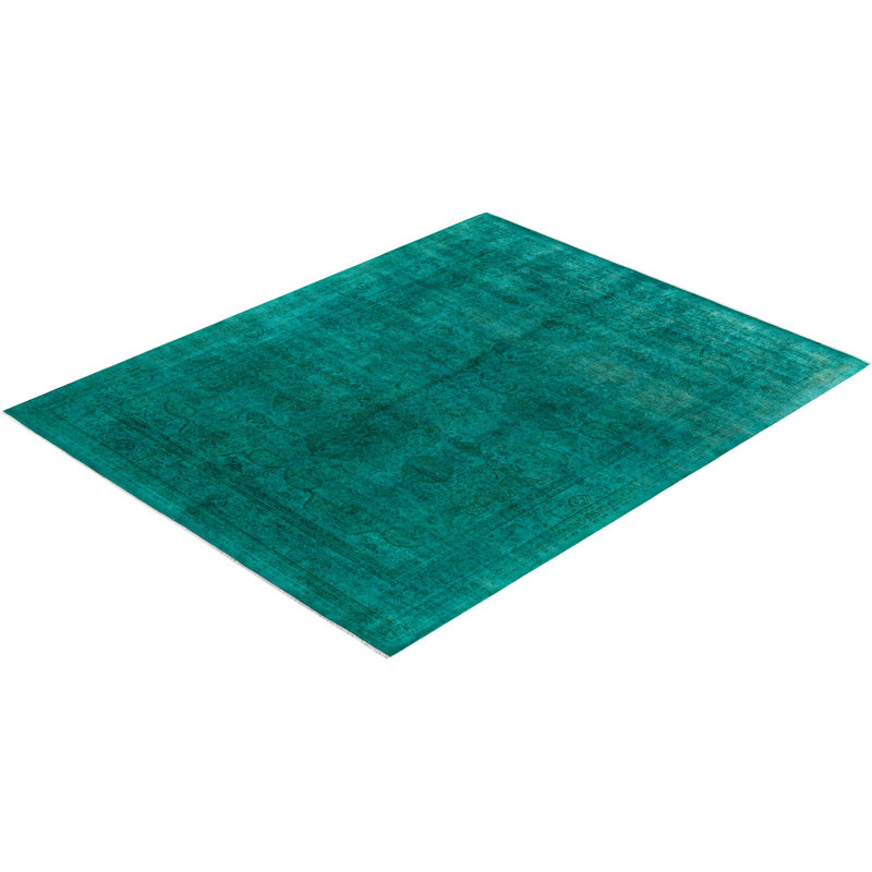 Overyed One-of-a-Kind Rectangle 8'2" X 10'2" Hand Knotted Area Rug
