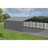 Steel Carport With 1 Side Wall Kit, 20X29X9-100015422