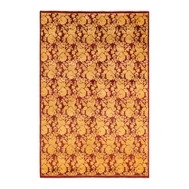 Classic One-of-a-Kind 4' 8" X 7' 1" Hand Knotted Area Rug