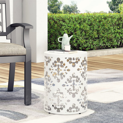 Durable Outdoor Metal Side Table with Exquisite Design for Versatile Use