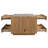 Harlan Rectangular Occasional Table , Brown Finish