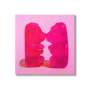 Gummy Bear Candy Mirror Wall Decor Latitude Run Finish: White, Size: 19 H x 12 W x 1 D