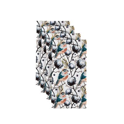 Jaidyn Polyester Animals/Nature Square Napkin