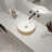 Rosefray 15.7'' Gray Ceramic Oval Bathroom Sink