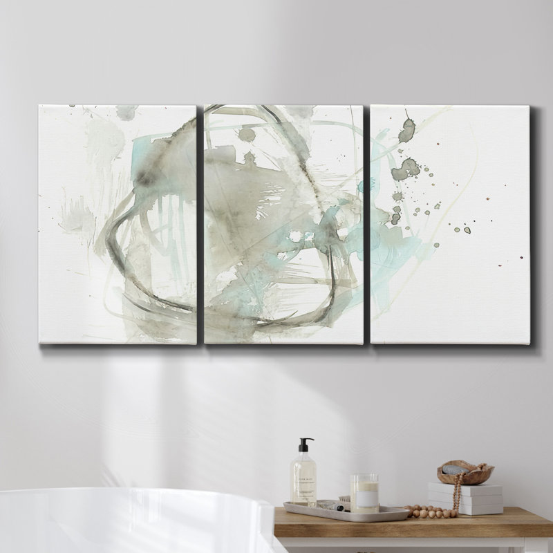 Dero's Estero, reproduction sur toile 3 pièces, H 27 po x l 54 po x P 2 po