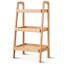 Banc de rangement Beech Bibliothèque en chêne massif pour tous les espaces. Conception à la mode, cadre stable. Polyvalent, portatif. Installation rapide. Jaune. 18,01 po de profondeur, 12,65 po de largeur, 31,67 po