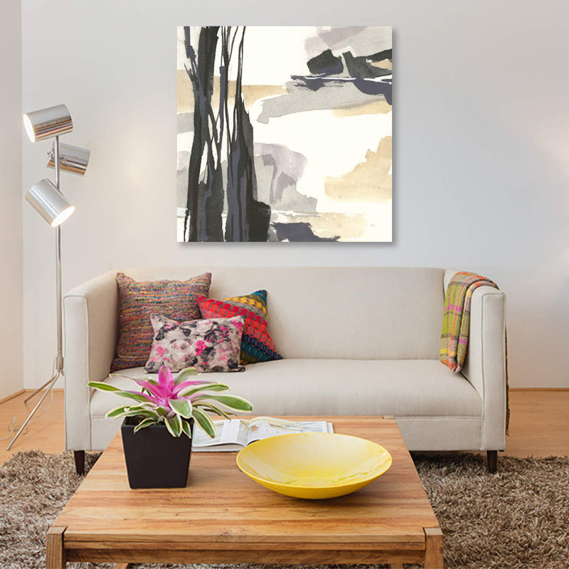 «Placid III», reproduction sur toile, H 12 po x l 12 po x P 0,75 po, Pas de tapis, Toile tendue