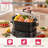 8-in-1 6.5 Qt Multi Cooker with Food Steamer
