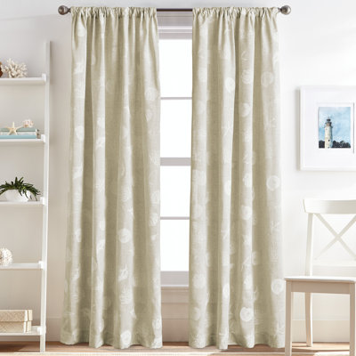 Goufes Semi Sheer Curtain Single Panel