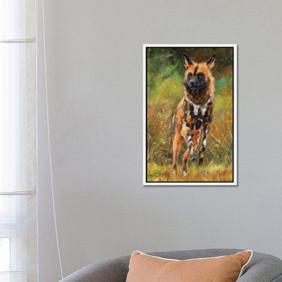 African Wild Dog by David Stribbling - Gallery-Wrapped Canvas Giclée on Canvas