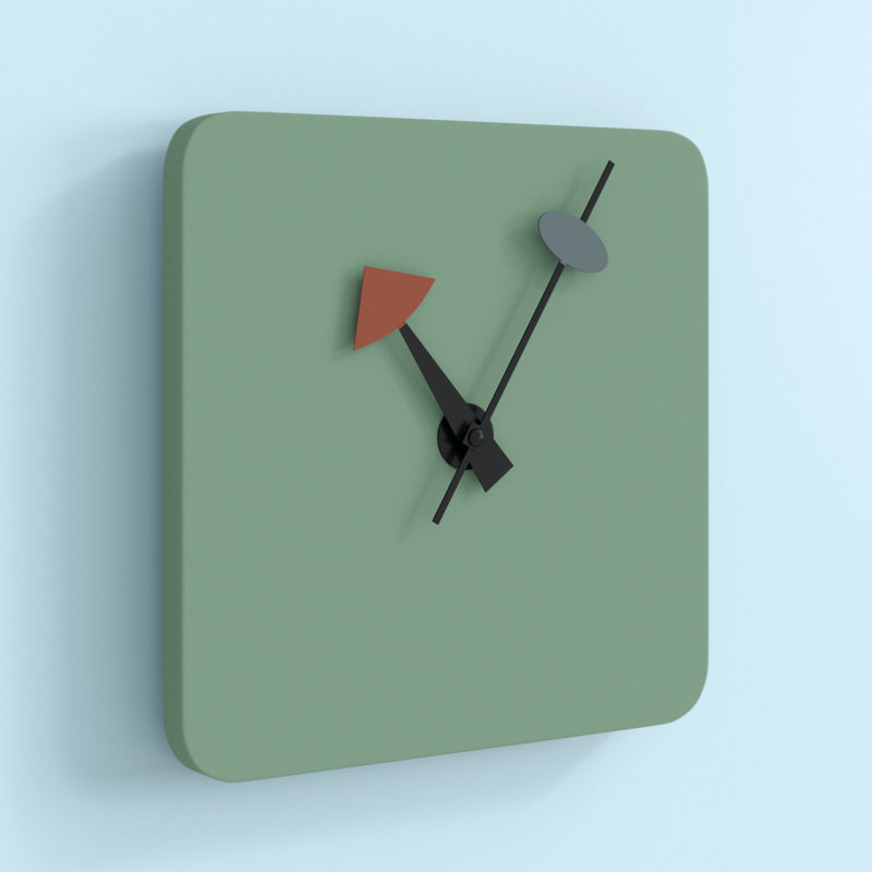 Horloge murale Ullyot, Vert océan