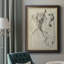 «Horse In Bridle S croquis I», toile encadrée de qualité supérieure - prête à être accrochée-979661778