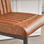 Tabouret de bar rembourré avec structure en métal noir robuste pour îlot de cuisine, salon et pub (ensembles de 2 pièces)-784433978