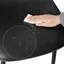 Chaise d'appoint moderne en similicuir