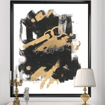 black and gold art