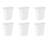 Sterilite White Ultra Plastic Wastebasket Trash Can-62428141-62428142