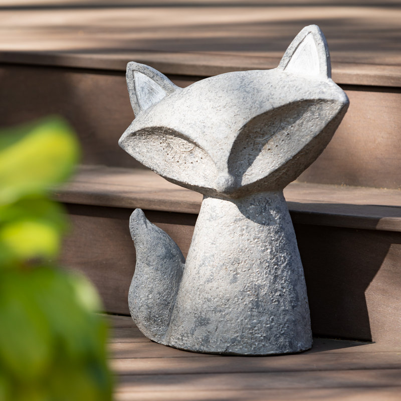 Statue de jardin renard