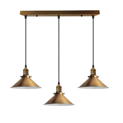 Gerth 3 - Light Brown Kitchen Island Pendant