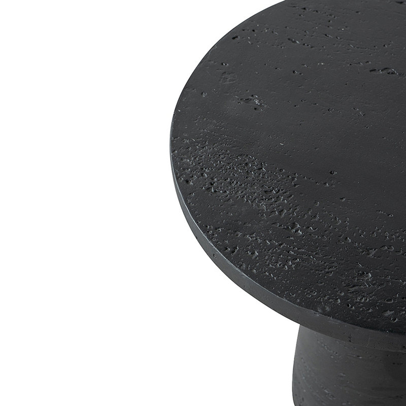Table d'appoint ronde 22 pi x 22 po x 25,5 po avec base piédestal