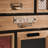 28.7'' H  Rustic Distressed Black Apothecary Multi-Drawer Storage Cabinet