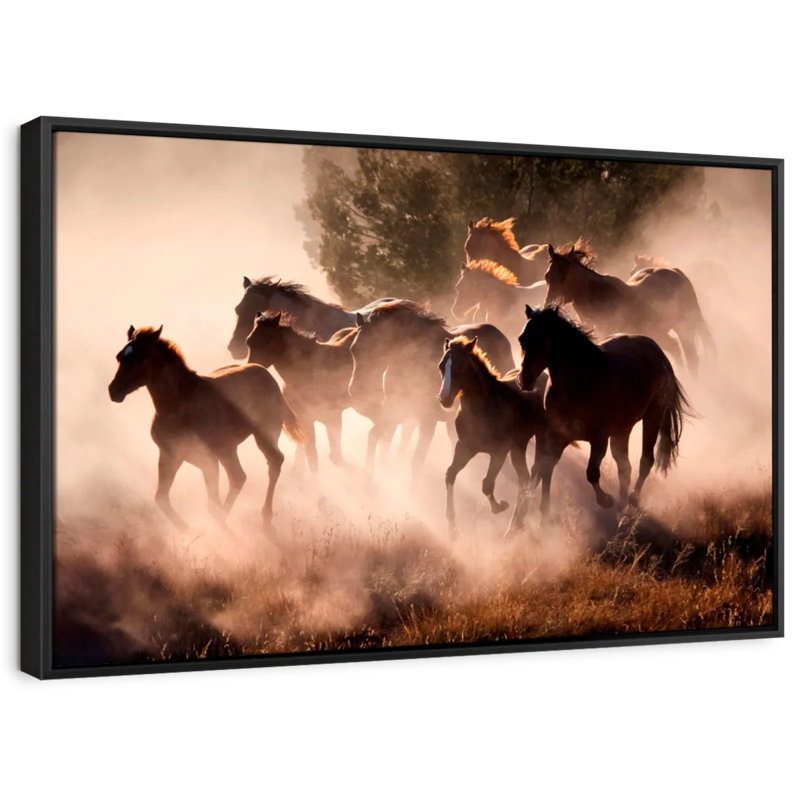 Animal «Dusty Horses», H 40 po x l 27 po