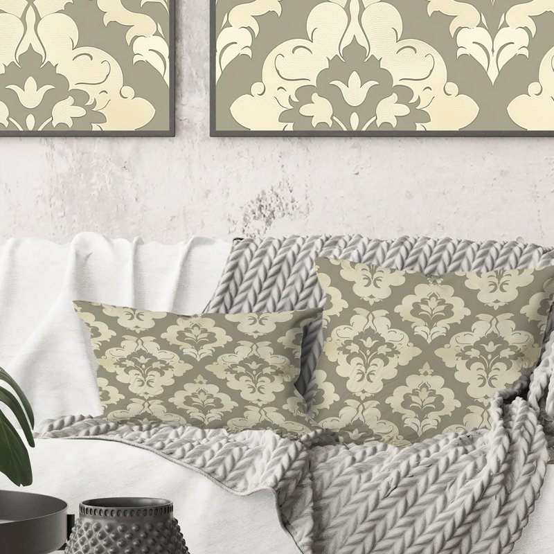 Coussin Beige, H 16 po x l 16 po
