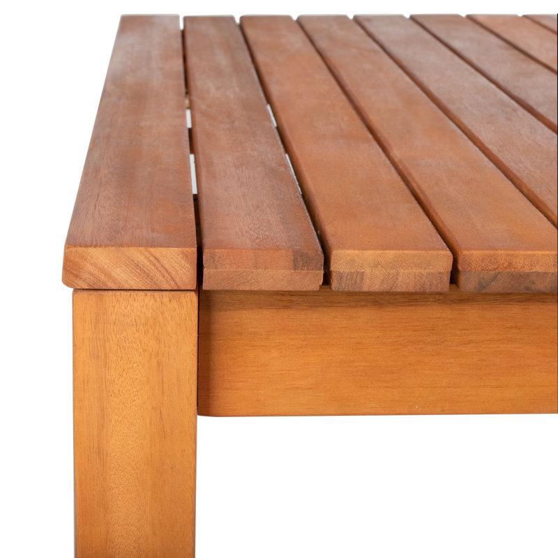 Upper Stanton Rectangular Eucalyptus Extendable Outdoor Dining Table , in. W 35.4'' in. D
